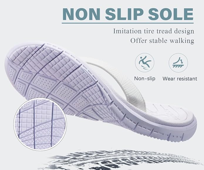 KuaiLu Comfortable Flip Flops for Women - Image 7