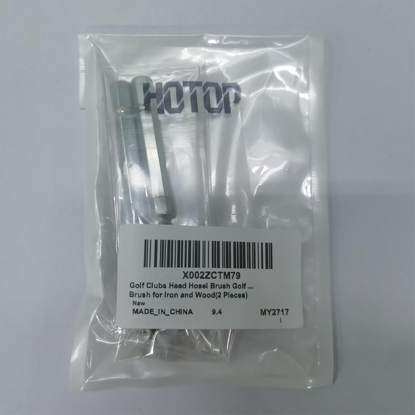 Hotop Golf Clubs Head Hosel Brush Golf Shaft Ferrules Brush Wire Brush Cleaning Tool Electric Drill Wire Brush for Iron and Wood (2 Pieces)