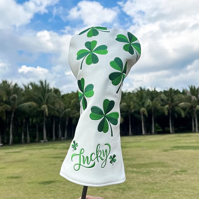 Golf Headcovers Live Lucky Golf Driver Covers Advanced Embroidery Fairway Wood - Image 2