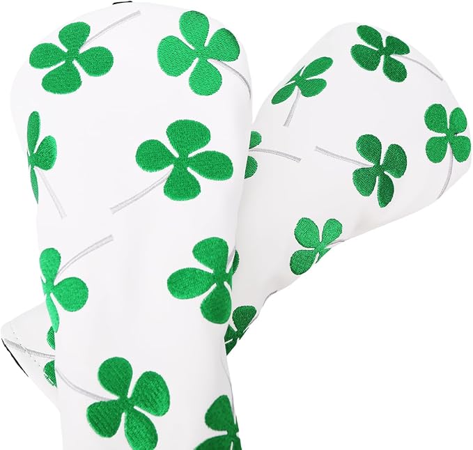 Golf Club Head Covers, Lucky Clover Golf Club Covers - Image 7