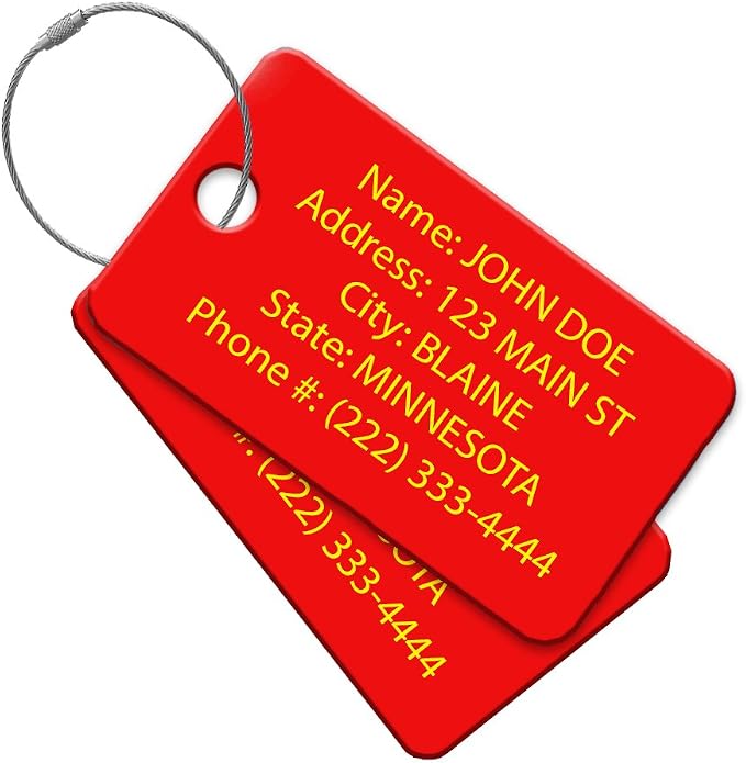 Personalized Luggage Tags – High-Impact Travel Tags by Unknown