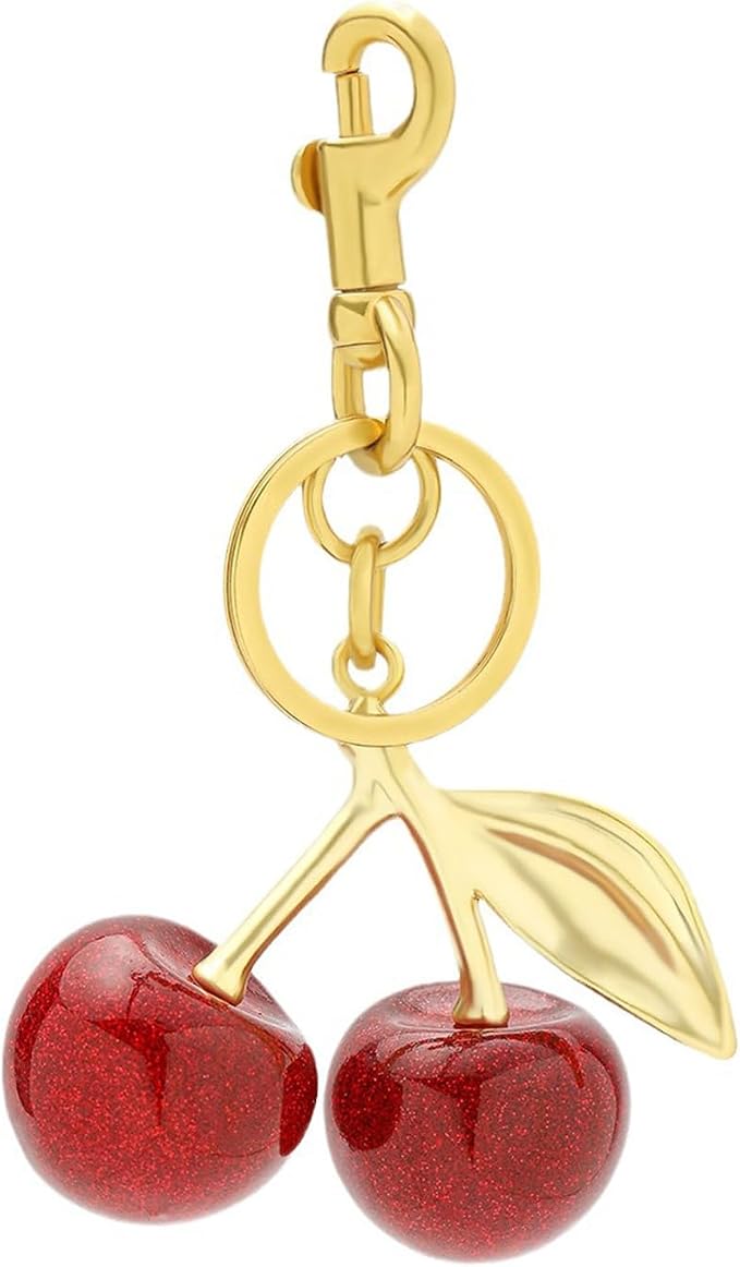 Fruit Bag Charm Purse Charms Keychain Strawberry Cherry Accessories Keychain - Image 5