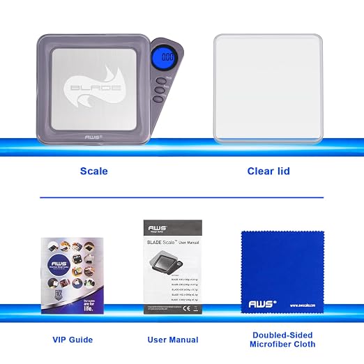 American Weigh Scales 200g x 0.01g Digital Pocket Gram Scale-Blade Series | - Image 5