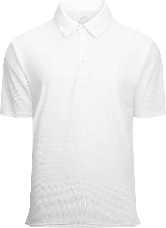 Alex Vando Mens Golf Shirt Moisture Wicking Quick-Dry Short Sleeve Casual Polo by AlexVando