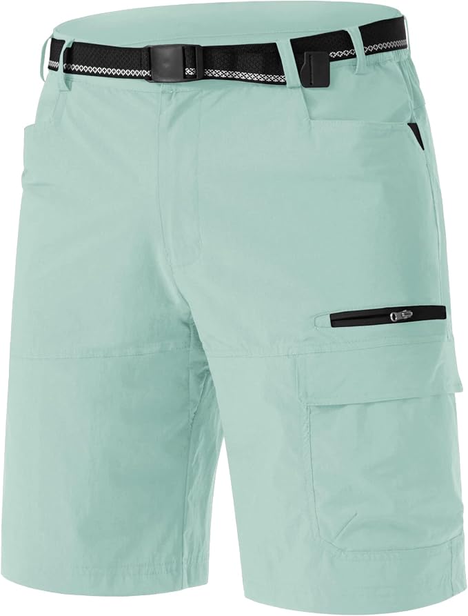 TACVASEN Men's Summer Outdoor Shorts Quick Dry Cargo Casual Work Hiking Shorts by TACVASEN