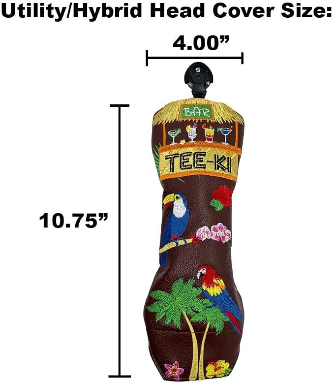 Giggle Golf Utility/Hybrid Head Cover, Colorful Club Covers - Image 2