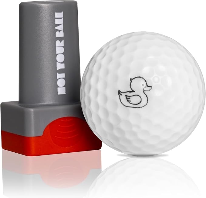 QUBI Golf Ball Stamp, Golf Ball Stamper, Self-Inking Golf Ball Stamp Marker to by QUBI