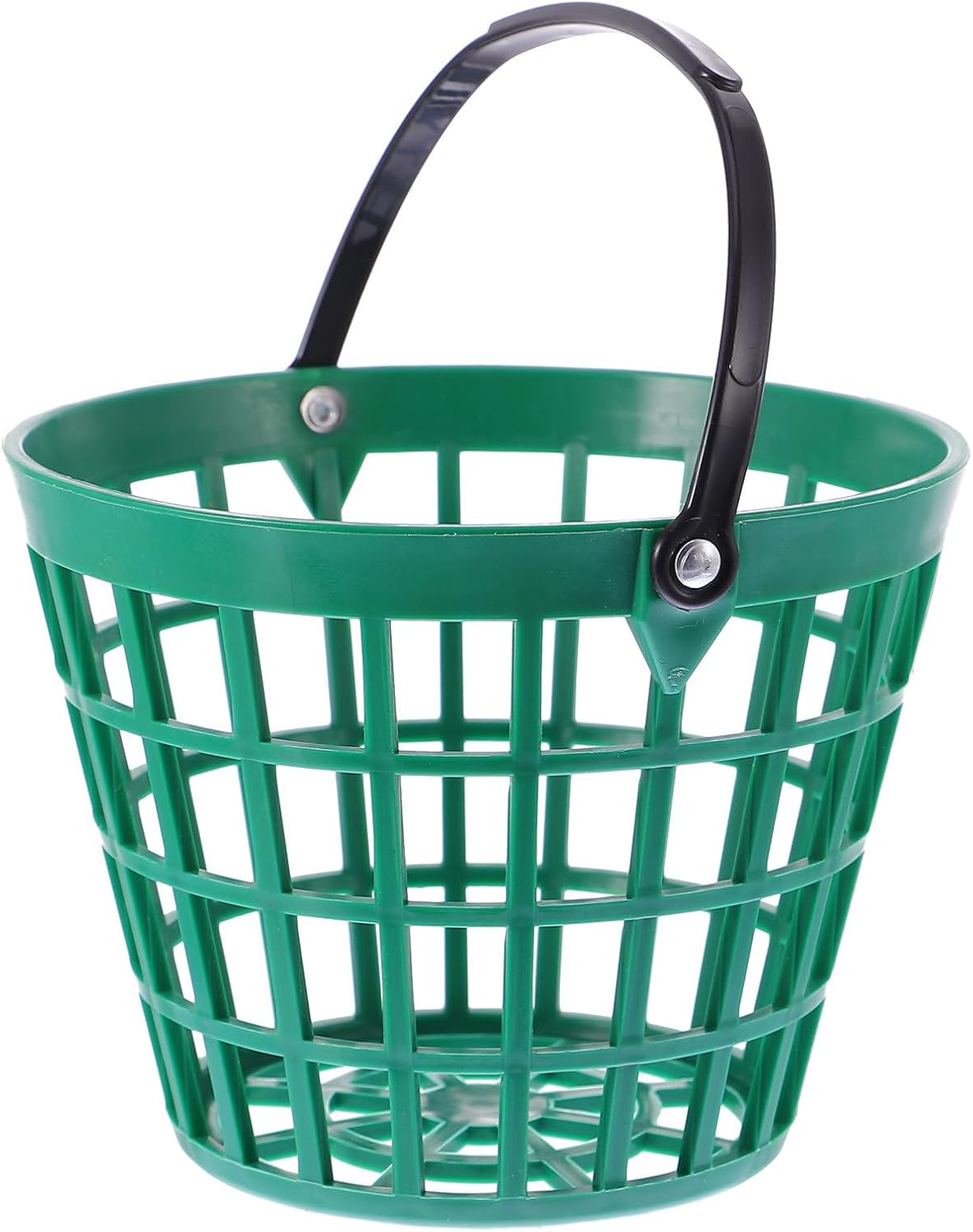 HOMSFOU Golf Ball Range Basket with Handle 1pc Golf Bucket Ball Holder Storage Basket Can Hold 25 Balls