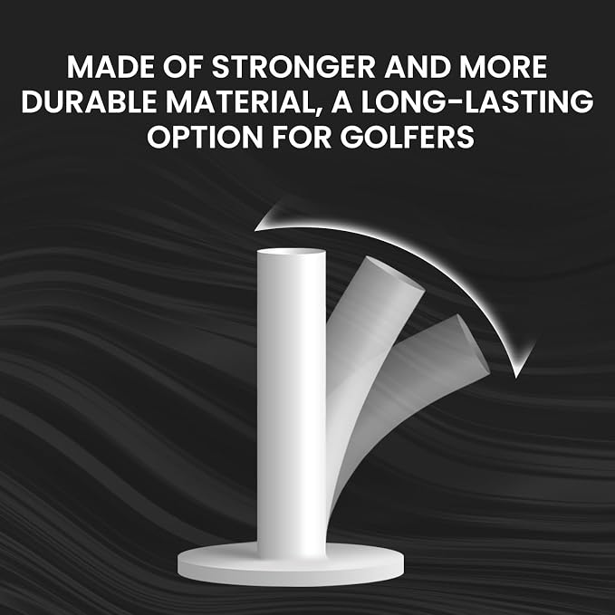 FINGER TEN Golf Rubber Tees Driving Range Value 5 Pack, Mixed Size or 5 Same - Image 3