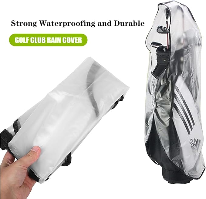 Transparent Golf Bag Rain Cover, Waterproof Rain Cover - Image 4