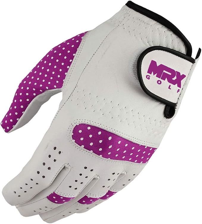 MRX Women Golf Glove Left Handed Golf Gloves Sweat Resistant Soft Cabretta - Image 7