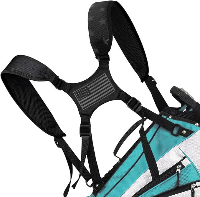 Golf Bag Straps Replacement Golf Adjustable Waterproof Star Golf Bag Backpack by BAIRBREGOLF