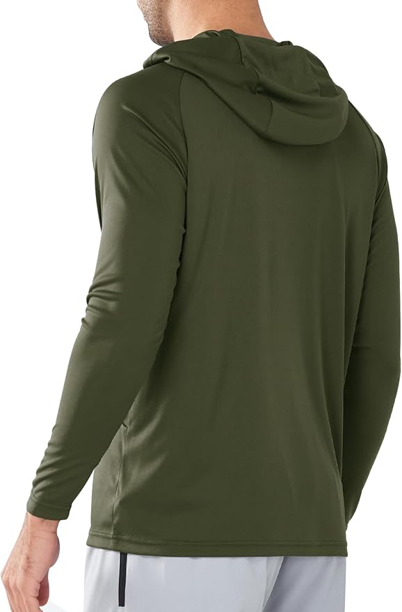 NORTHYARD Men's UPF 50+ Hoodie Shirts Long Sleeve Sun Protection Fishing Swim - Image 3