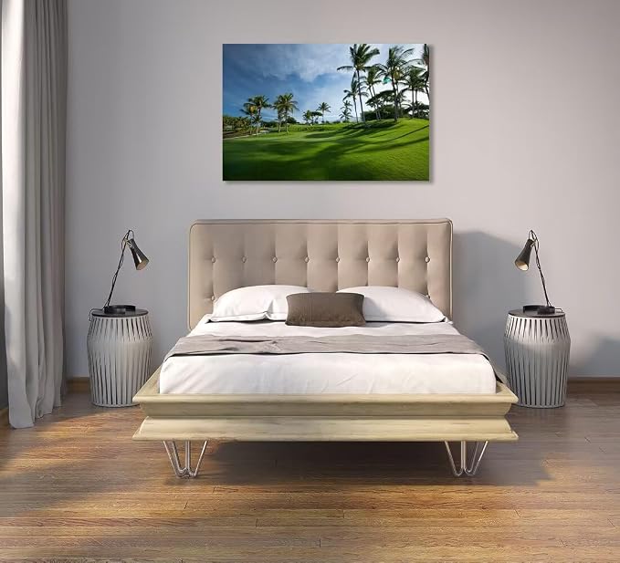 Hawaiian Golf Course Wall Art for Living Room Bedroom Bathroom Home Decorations - Image 6