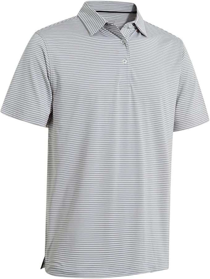 Golf Shirts for Men Dry Fit Short Sleeve Print Performance Moisture Wicking by MAELREG