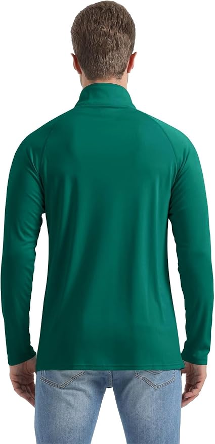 Boladeci Men's UPF 50+ Sun Shirts 1/4 Zip Long Sleeve SPF UV Protection - Image 7