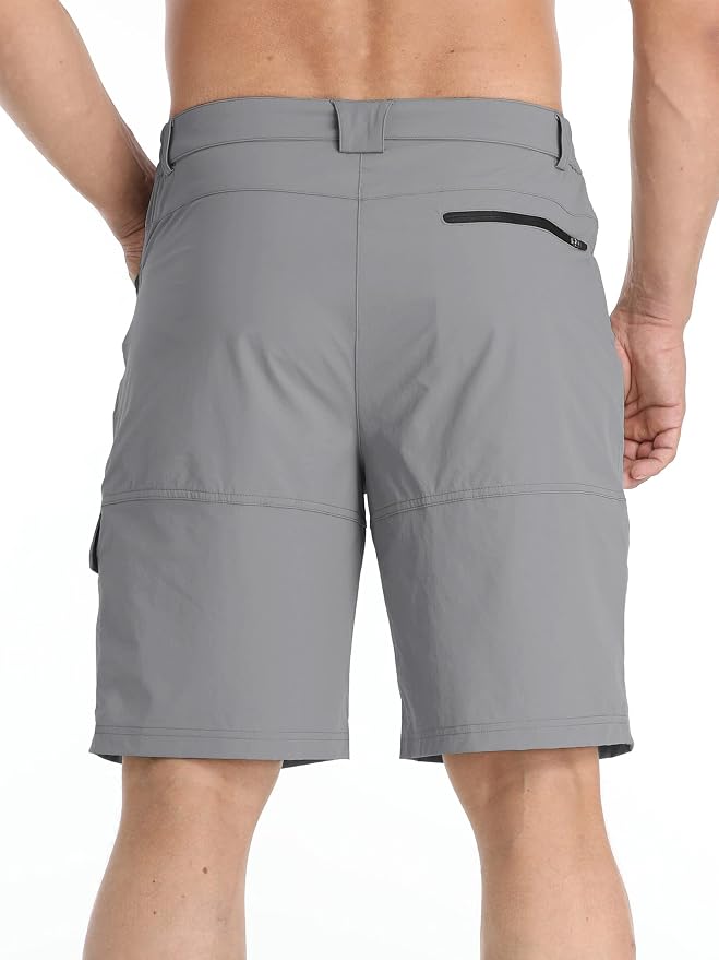 TACVASEN Men's Summer Outdoor Shorts Quick Dry Cargo Casual Work Hiking Shorts - Image 3