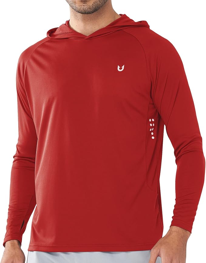 NORTHYARD Men's UPF 50+ Hoodie Shirts Long Sleeve Sun Protection Fishing Swim by NORTHYARD