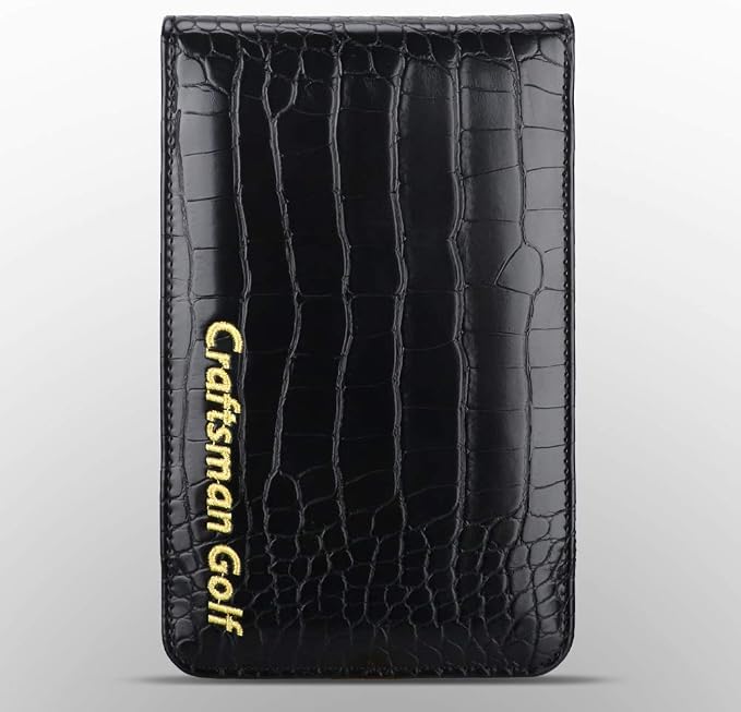 Craftsman Golf Crocodile Pattern Golf Scorecard Holder and Yardage Book Cover - Image 3