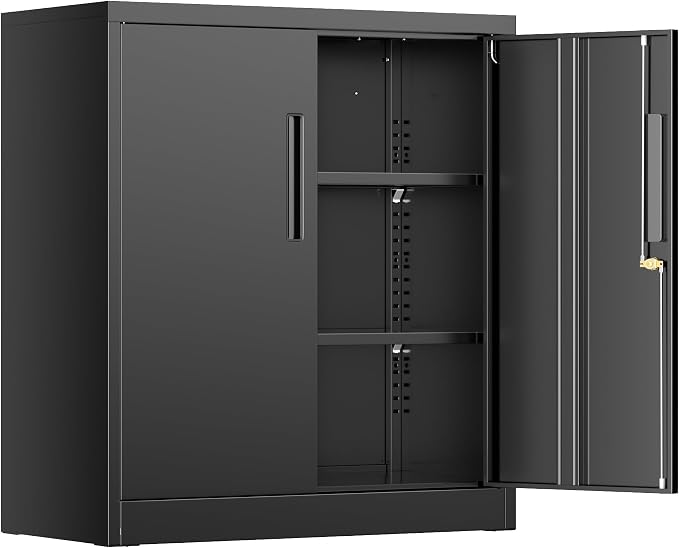 Incbruce 36” Metal Storage Cabinet, Locking Steel Storage Cabinet by Incbruce