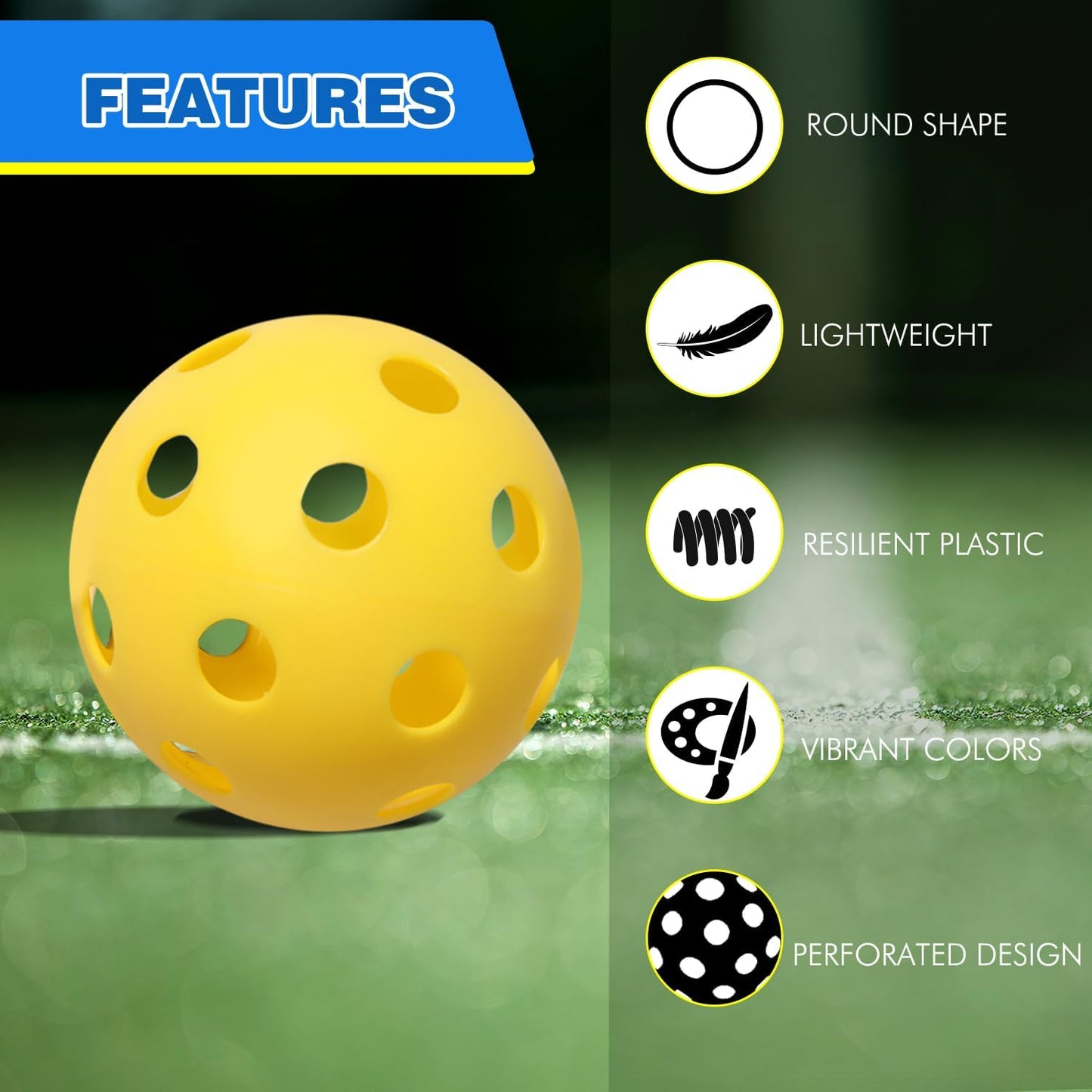 GSE Games & Sports Expert Practice Baseballs, Plastic Baseballs Training, Hollow Airflow Softballs for Pitching, Batting, Catching for All Skill Levels (Several Styles Available)