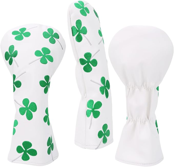 Golf Club Head Covers, Lucky Clover Golf Club Covers - Image 6