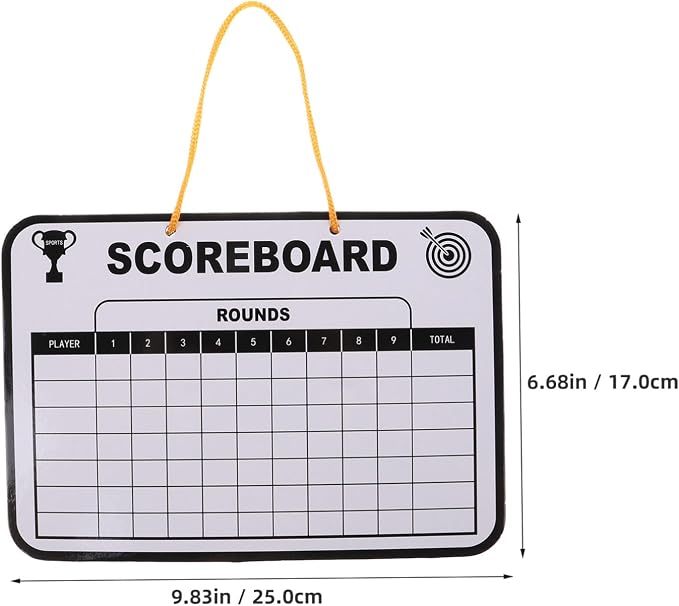 TOYANDONA 1Set Multi Use Golf Score Writing Board Double Sided Dry Erase - Image 2