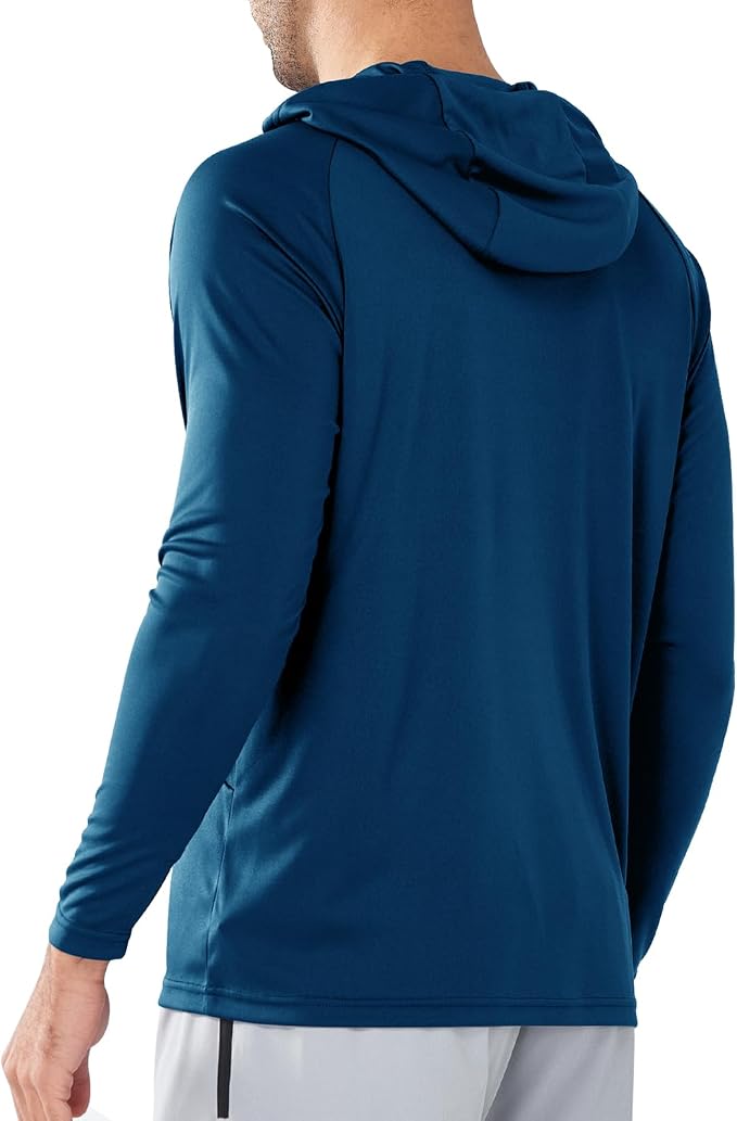 NORTHYARD Men's UPF 50+ Hoodie Shirts Long Sleeve Sun Protection Fishing Swim - Image 3