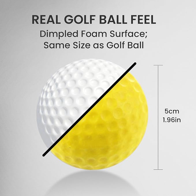 FINGER TEN Golf Practice Balls More Weight Real Ball Travel Value 12/24 Pack - Image 5