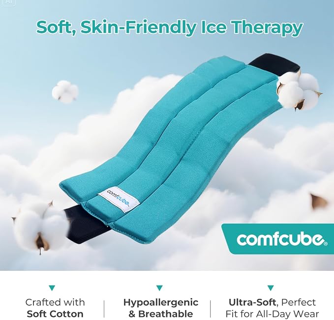 Ice Pack for Injuries, Reusable 2 Hours Long Lasting Flexible Cold Ice Pack - Image 4