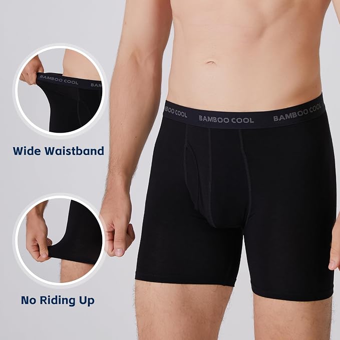BAMBOO COOL Men's Ultra ComfortSoft Underwear, Moisture Wicking & Breathable No - Image 5
