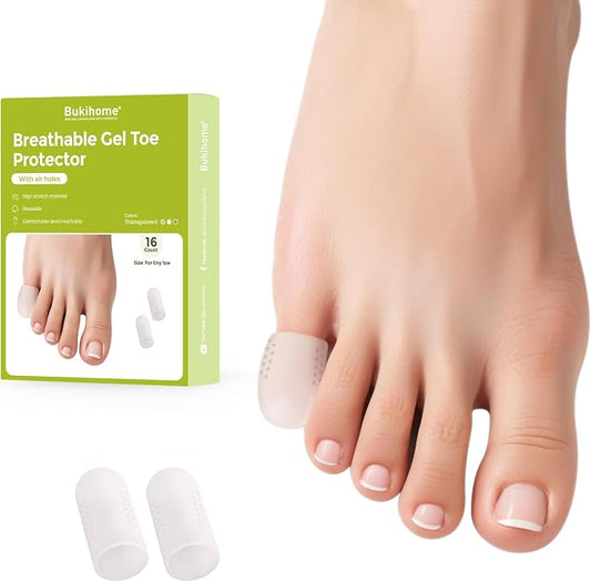 Bukihome 16 PCS Toe Protectors, Silicone Toe Caps Toe Sleeve Protectors by Bukihome