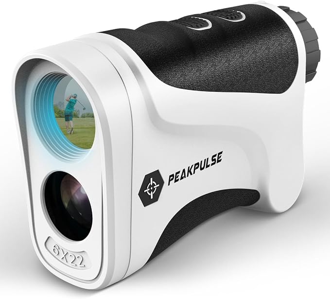 Golf Rangefinder 650/1200/1700 Yards Range Finder Golfing 6X Magnification 0.5 by PEAKPULSE