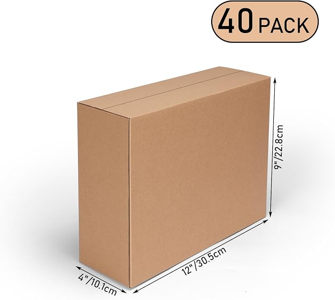 12x9x4 Shipping Boxes Set of 40 - Image 2