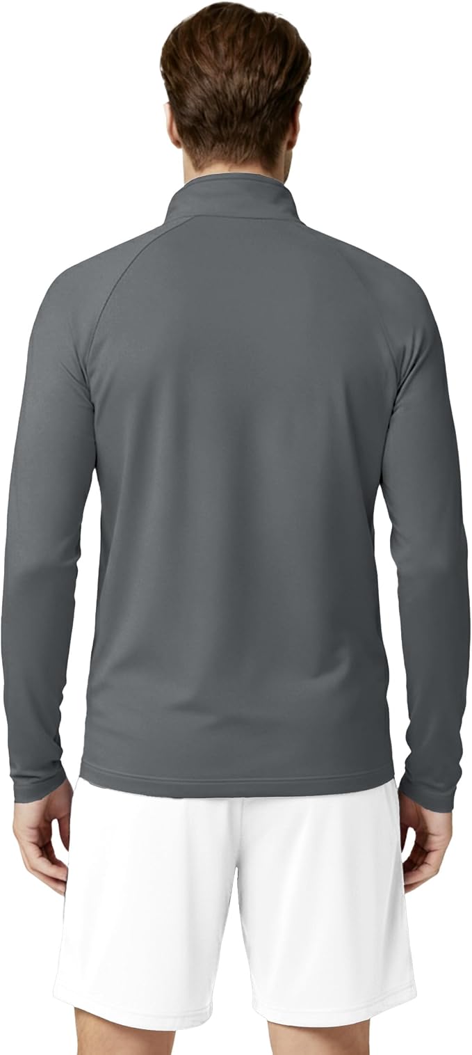 Boladeci Men's UPF 50+ Sun Shirts 1/4 Zip Long Sleeve SPF UV Protection - Image 3