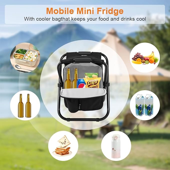 Portable Folding Backpack Stool - Image 4