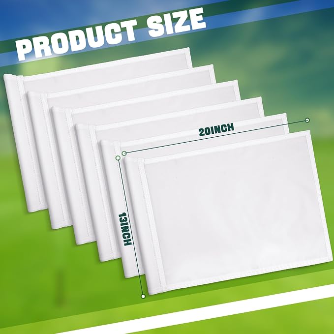 Nuenen 6 Pieces Large Golf Flags - Image 3