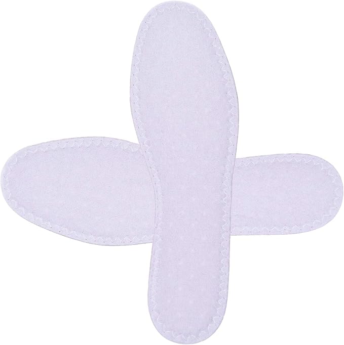 Happystep Cotton Terry Cloth Insoles, Barefoot Shoe Inserts, Sweat Absorption - Image 3