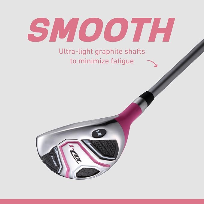 Aspire XD1 Womens Golf Clubs Full Set, Includes Driver, 6-PW Irons, Stand Bag - Image 6