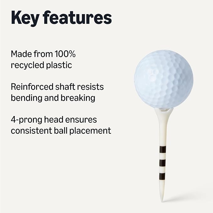 Amazon Basics Plastic Golf Tees - Image 2
