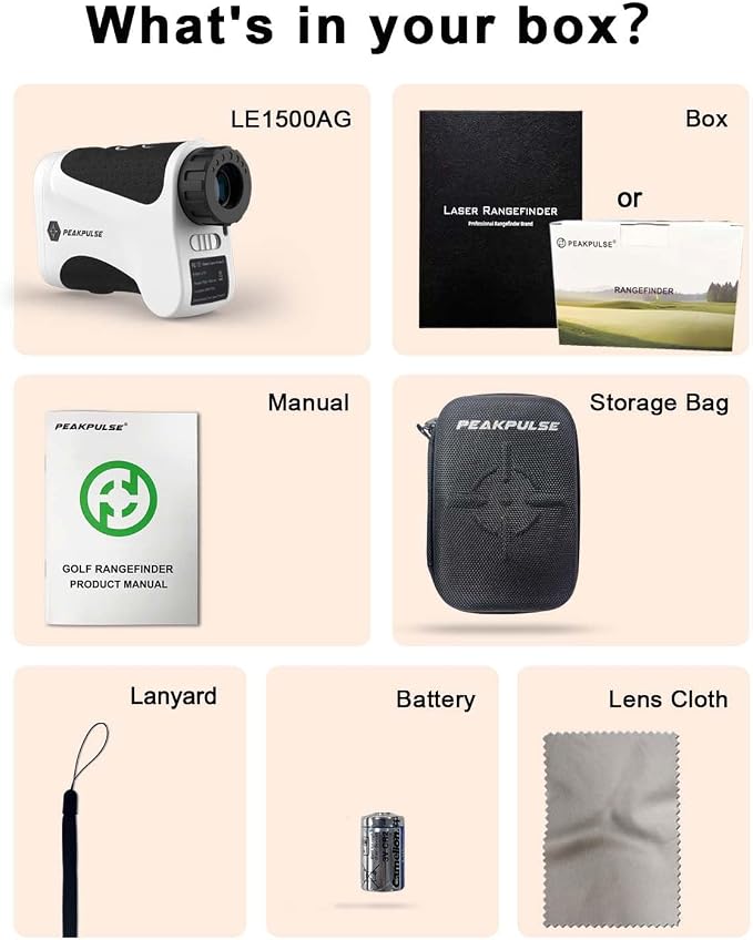 Golf Rangefinder 650/1200/1700 Yards Range Finder Golfing 6X Magnification 0.5 - Image 8