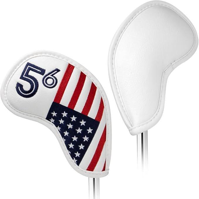 Golf Iron Head Covers Set Iron Headcover Wedge Cover Golf Iron Club Cover USA by ALIENNANAGolf