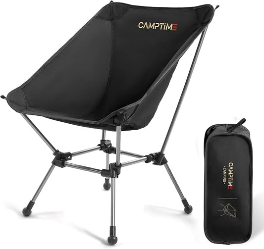Portable Camping Chair Plus, Larger & Roomier, Compact and Lightweight by Unknown
