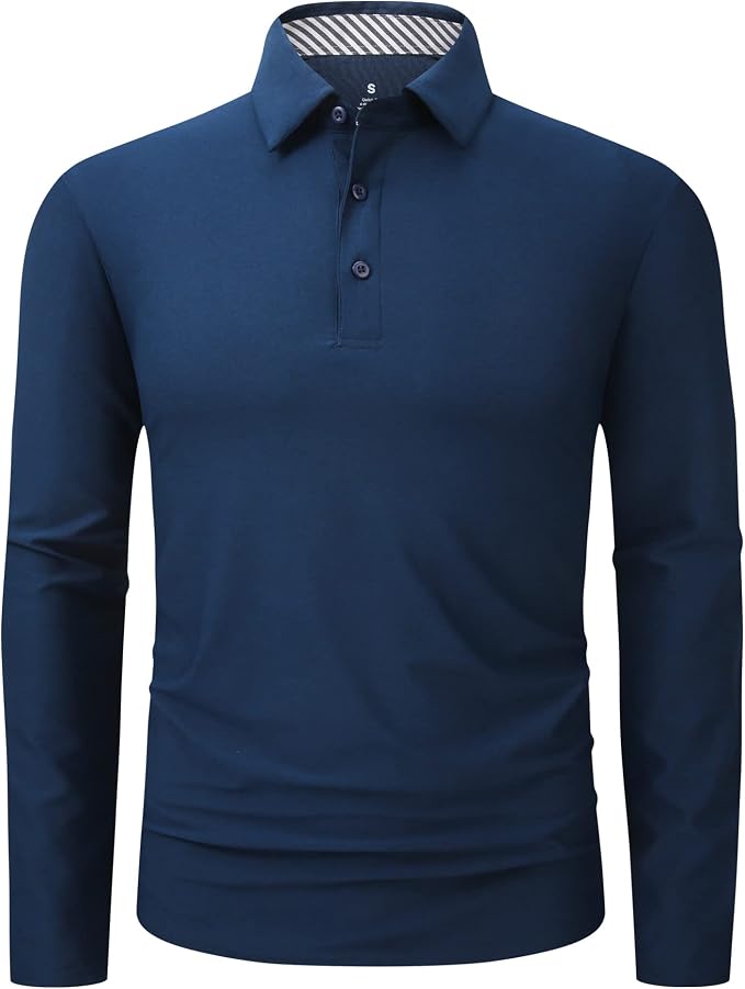 Alex Vando Mens Golf Shirt Moisture Wicking Quick-Dry Short Sleeve Casual Polo by AlexVando
