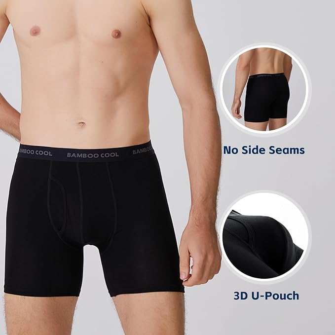BAMBOO COOL Men's Ultra ComfortSoft Underwear, Moisture Wicking & Breathable No - Image 4