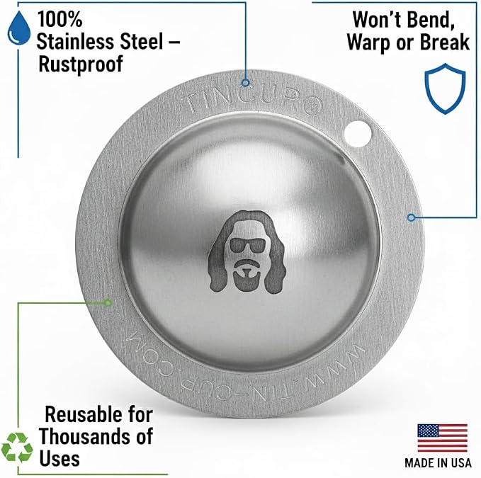 Tin Cup Golf Ball Marker Stencil - Image 3