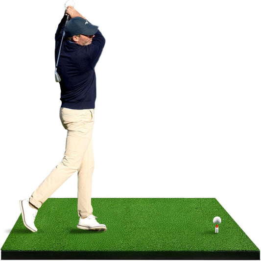 5×4 Golf Hitting Mat, Non-Slip Hitting Mat, 31mm, 36mm, 40mm Thick, PGA Pro Trusted Indoor & Outdoor Golf Practice Mat with Training Kit