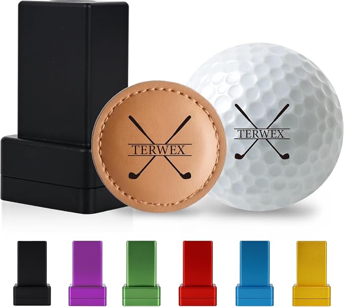 Custom Golf Ball Stamp | Self-Inking Golf Stamp by Terwex