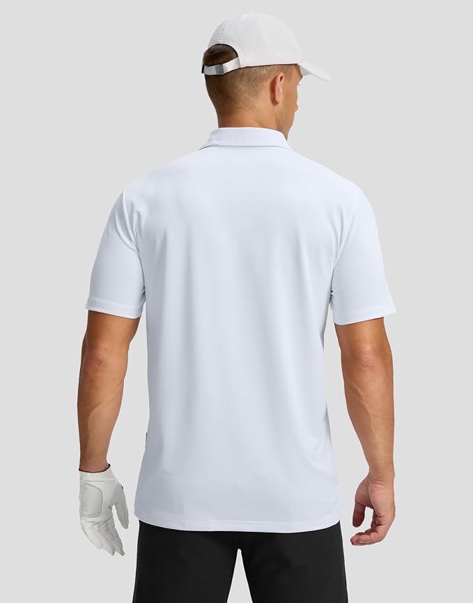 Men's Golf Shirts Dry Fit Moisture Wicking Performance Short Sleeve Collared - Image 3