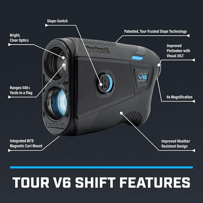 Bushnell Golf Tour V6 Shift Laser Rangefinder - Image 4